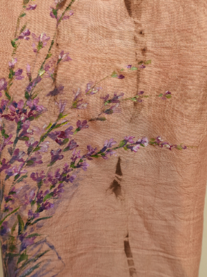 Lụa Dâu Tằm Nhuộm Tự Nhiên Vẽ Tay