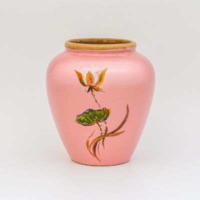 Hand-painted Bat Trang ceramic jar