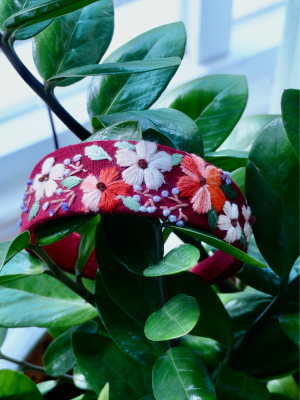 Cài Tóc Thêu Tay - Bản To