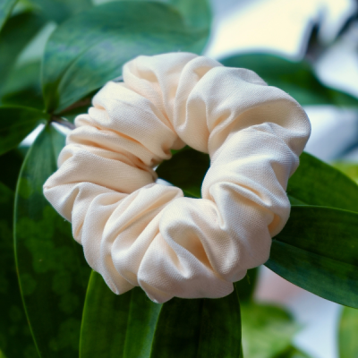 Silk scrunchie - premium large