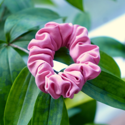 Silk scrunchie