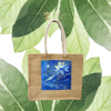 Hand-painted jute bag 2