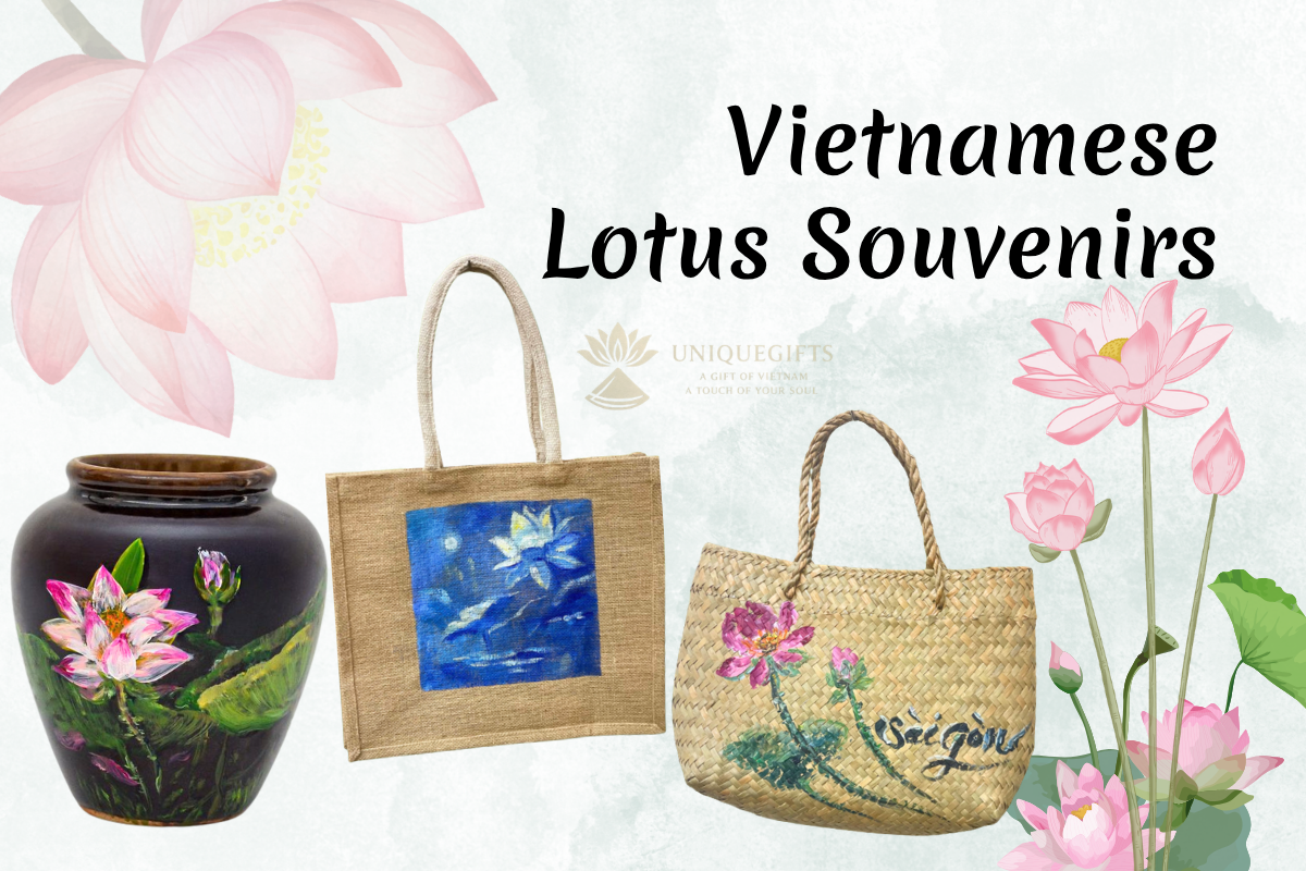 Vietnamese lotus souvenirs